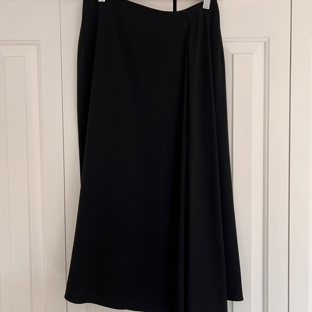 The Row Asymmetrical Black Skirt